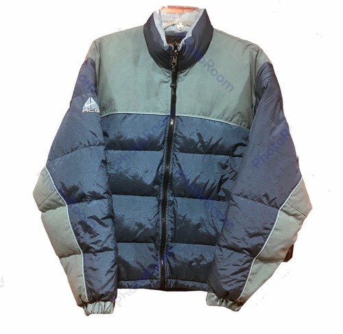 Vintage 90s y2k NIKE ACG Quilted Puffer Down Jacket Full Zip Men’s Size S  *READ