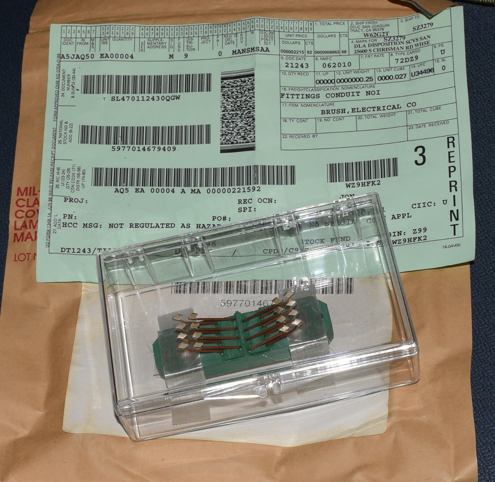 an-tps-75-air-radar-75172-rotating-contact-brush-assembly-5977-01-467-9409-ebay