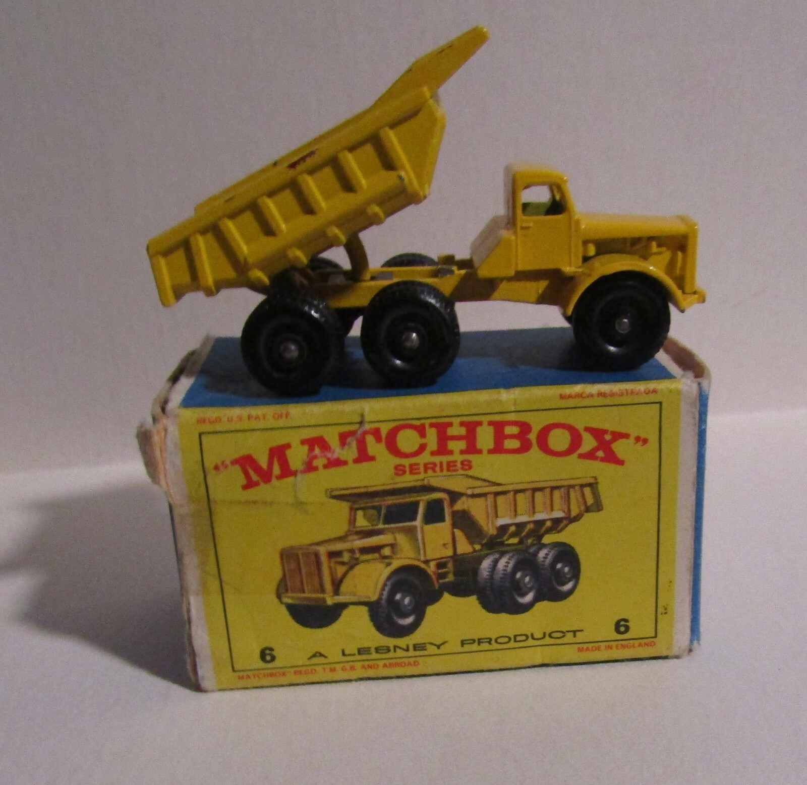 ミニカー MATCHBOX No.6 EUCLID QUARRY TRUCK Vintage Matchbox Car No. 6 Euclid Dump Truck Quarry Truck | eBay
