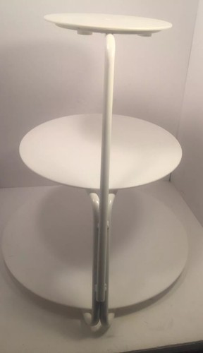 3 Tier Round Serving Platter, Three Tiered Cake Tray Stand, Food Server Display