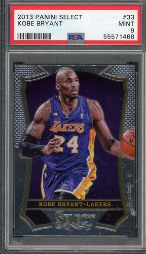 コービー　カード Kobe Bryant 2013 Panini Select Basketball Card #33 Graded