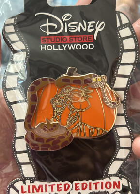 Shere Khan Kan  Kaa Pumpkin Jungle Book DSSH LE 400 Disney Pin Snake Tiger Dsf