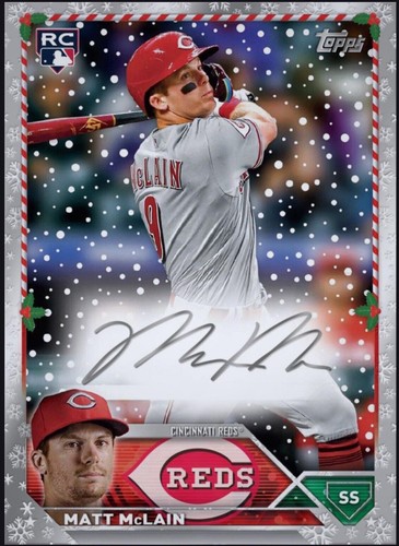 2023 Topps Holiday - Matt McLain #HAC-MM