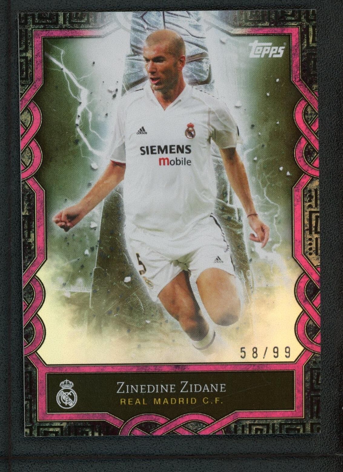 世界75枚限定！Topps Finest ZIDANE ジダン インサート 2022-23 Topps Finest UEFA Club Competitions Moments Zinedine