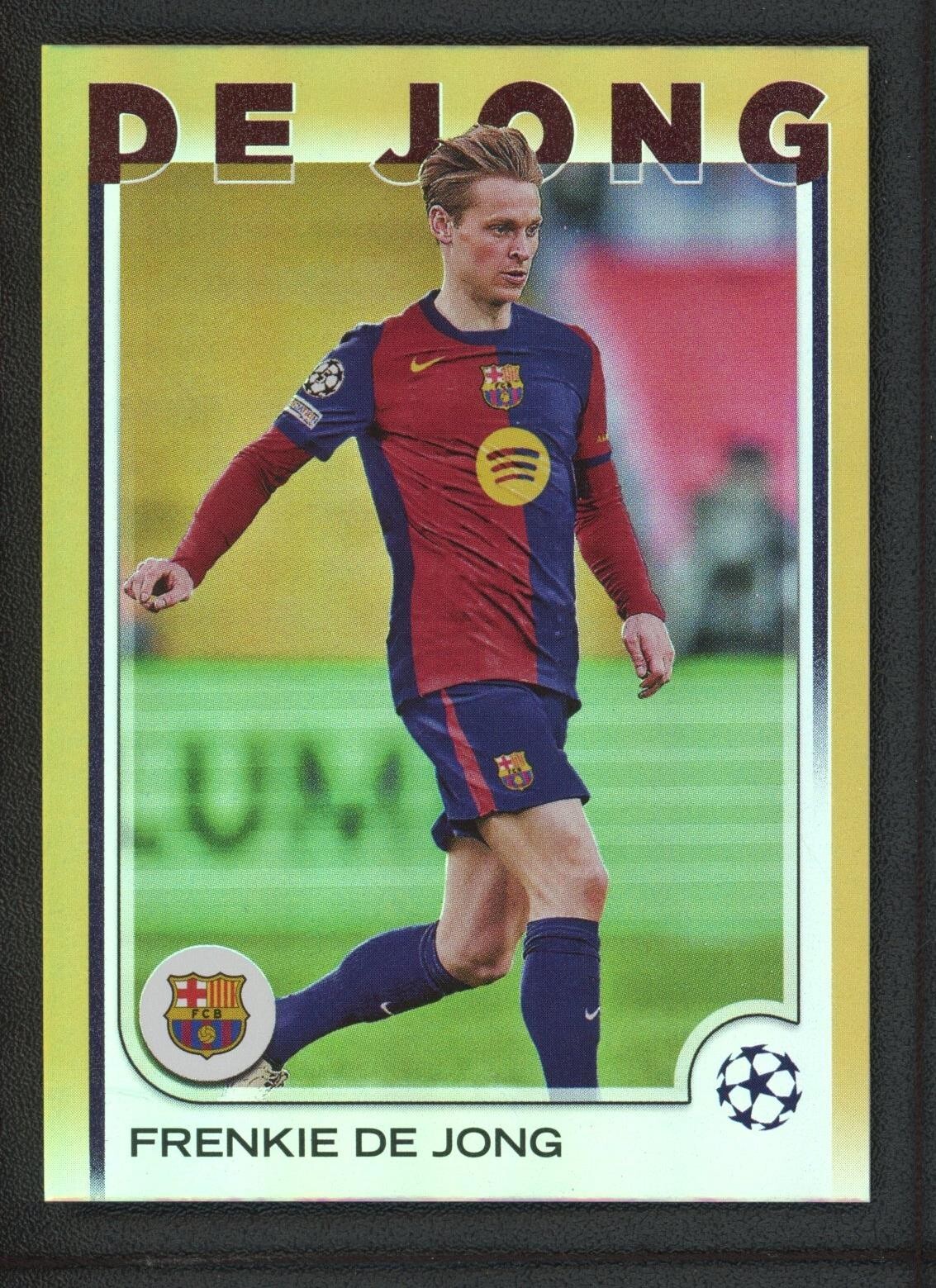2025 FRENKIE DE JONG 08/50 TOPPS UEFA CHAMPIONS LEAGUE | eBay