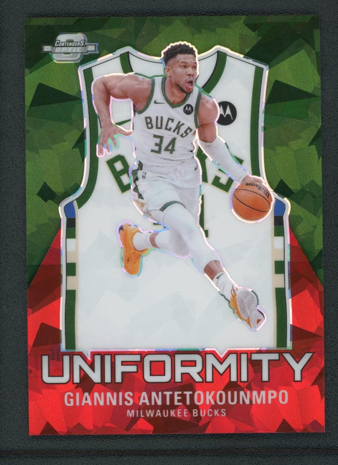 ヤニス アデトクンボ Panini Optic Purple 鑑定済 2023 Panini Donruss Optic GIANNIS ANTETOKOUNMPO 11 PURPLE MY