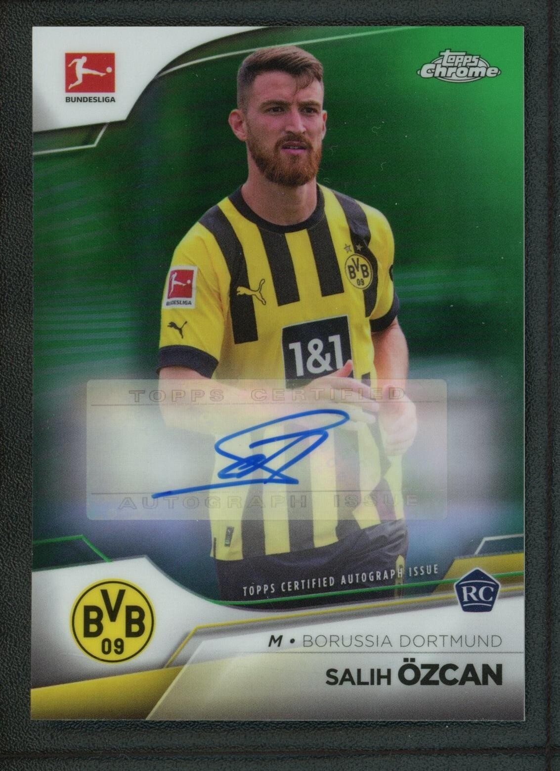 2023 SALIH OZCAN 96/99 AUTO TOPPS CHROME BUNDESLIGA ROOKIE