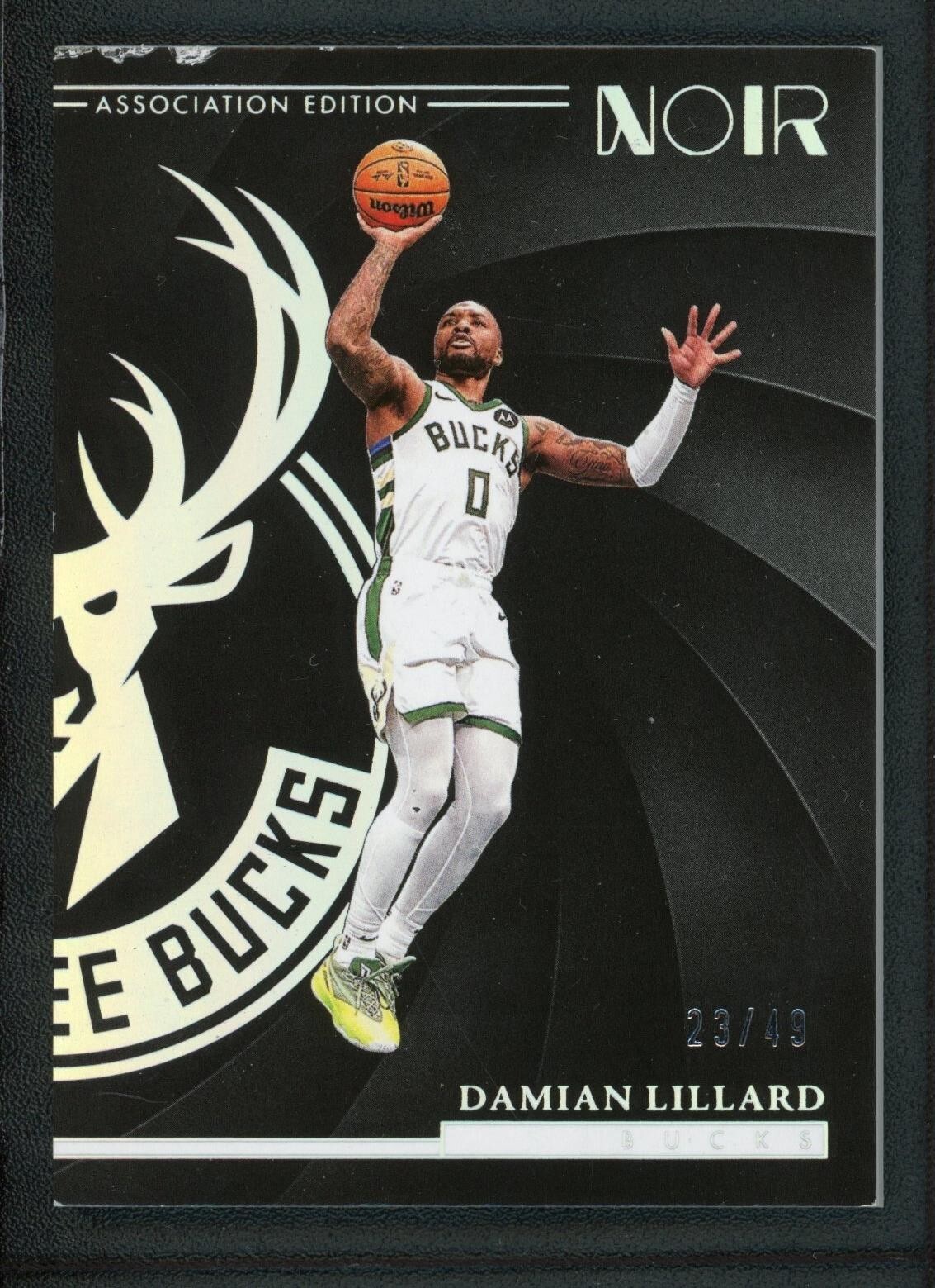 nbaカード damian lillard noir auto /125