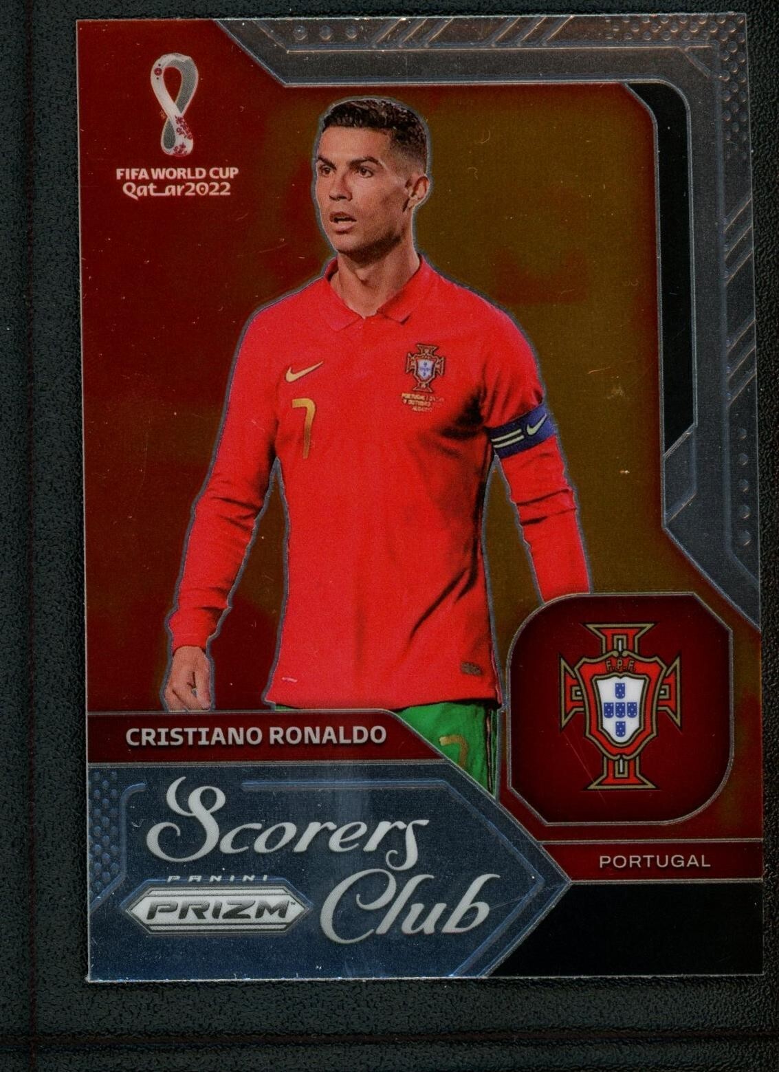 2022 CRISTIANO RONALDO panini prizm fifa world cup qatar