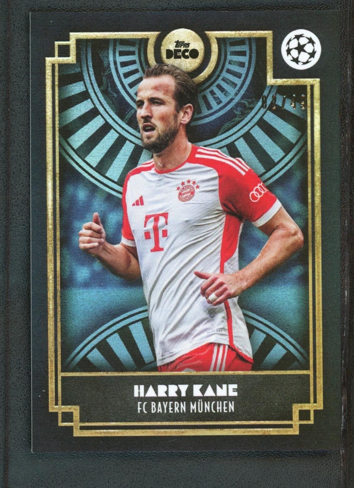 Harry Kane auto  topps deco ハリーケイン サイン 2022-23 Topps Deco UEFA Champions League Harry Kane Green
