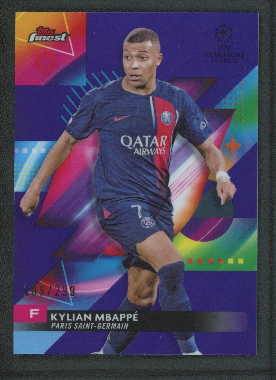 2024 KYLIAN MBAPPE 109/299 TOPPS FINEST UEFA CHAMPIONS 2024 KYLIAN MBAPPE 109/299 TOPPS FINEST UEFA CHAMPIONS