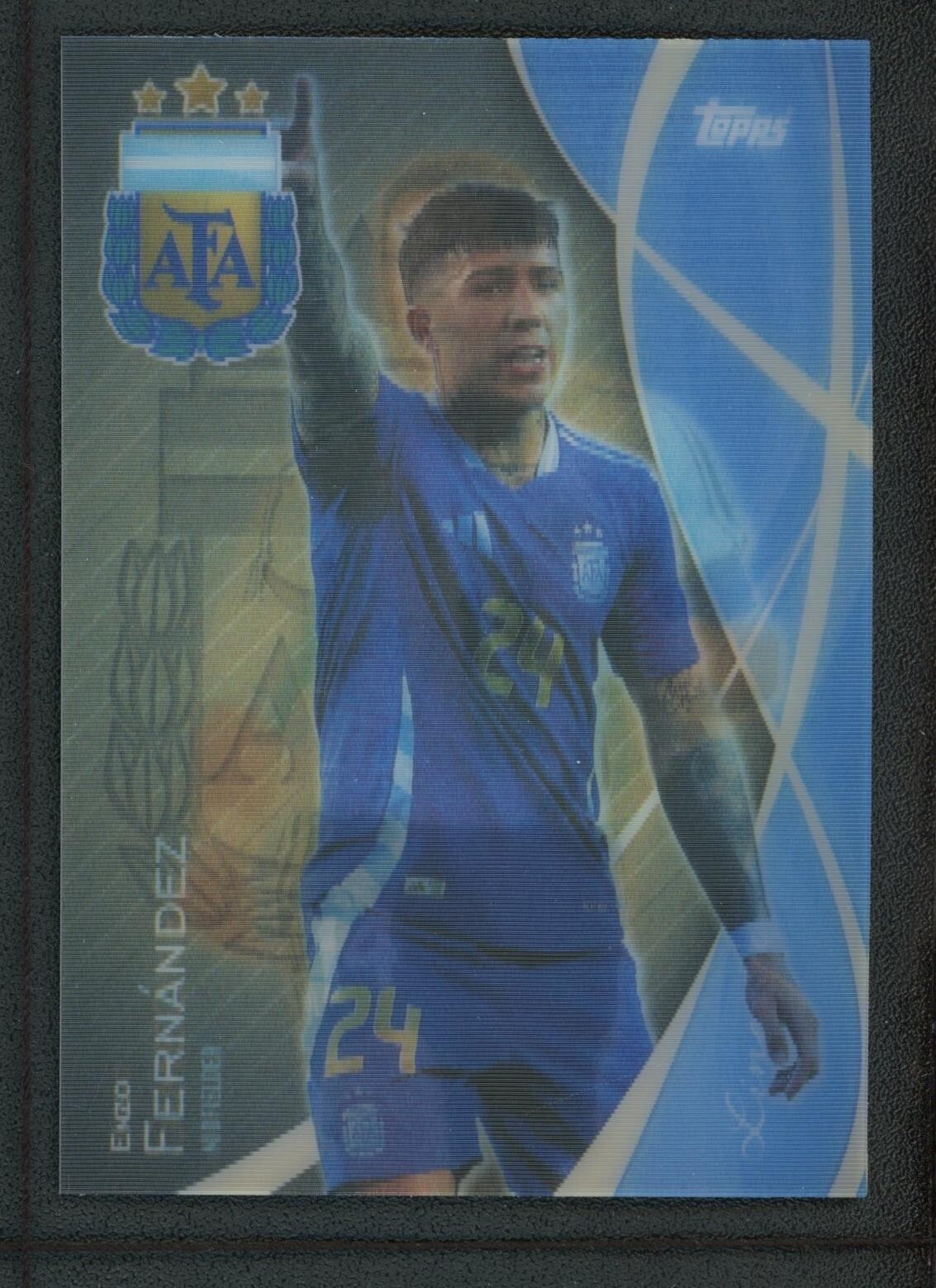 22-23 Topps Stadium ENZO RC 直筆サイン 世界50枚 Enzo Fernandez 2022 Topps Chrome UEFA Club Competitions #CA