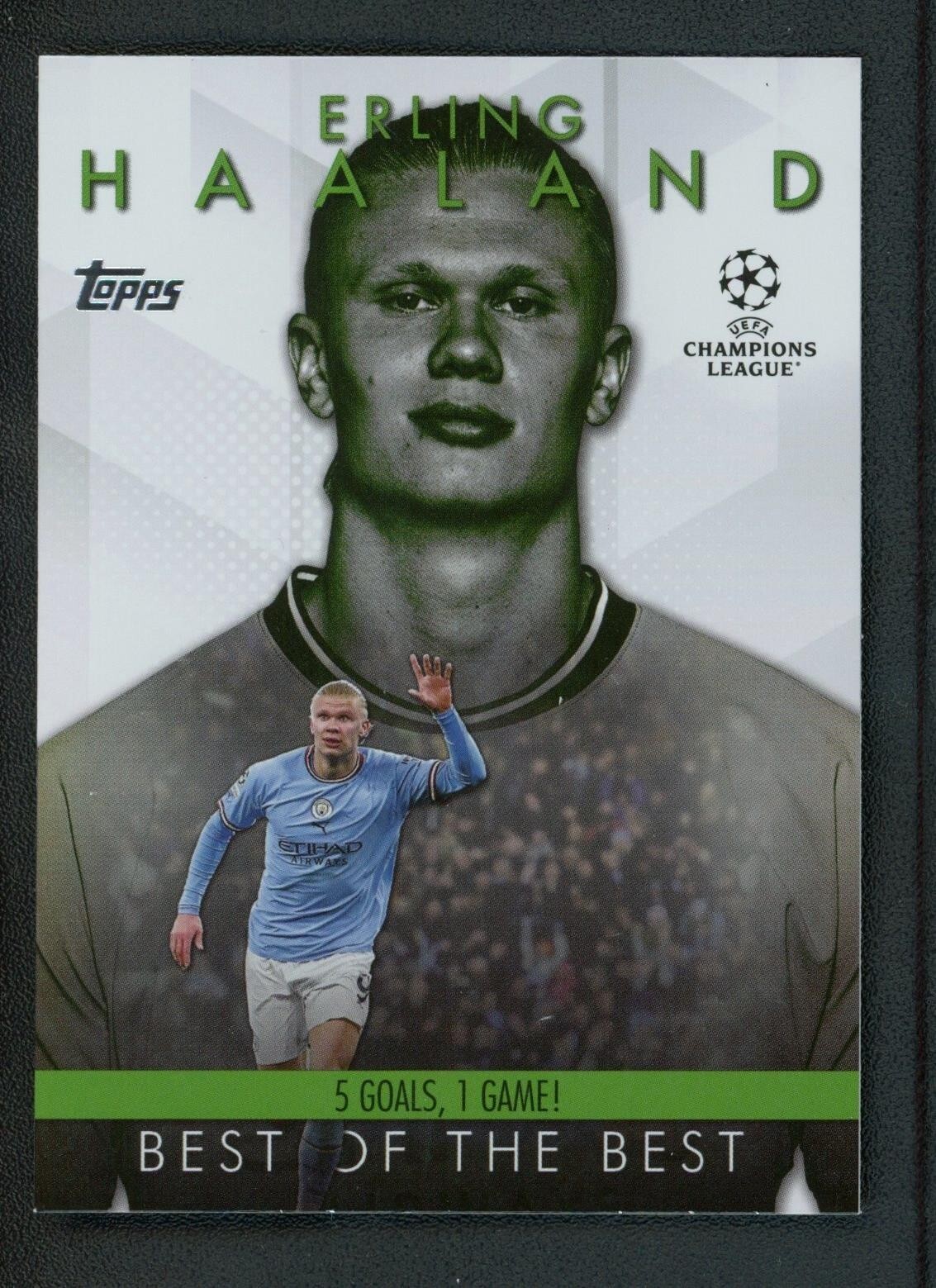 2024 ERLING HAALAND TOPPS UEFA CHAMPIONS LEAGUE BEST OF THE