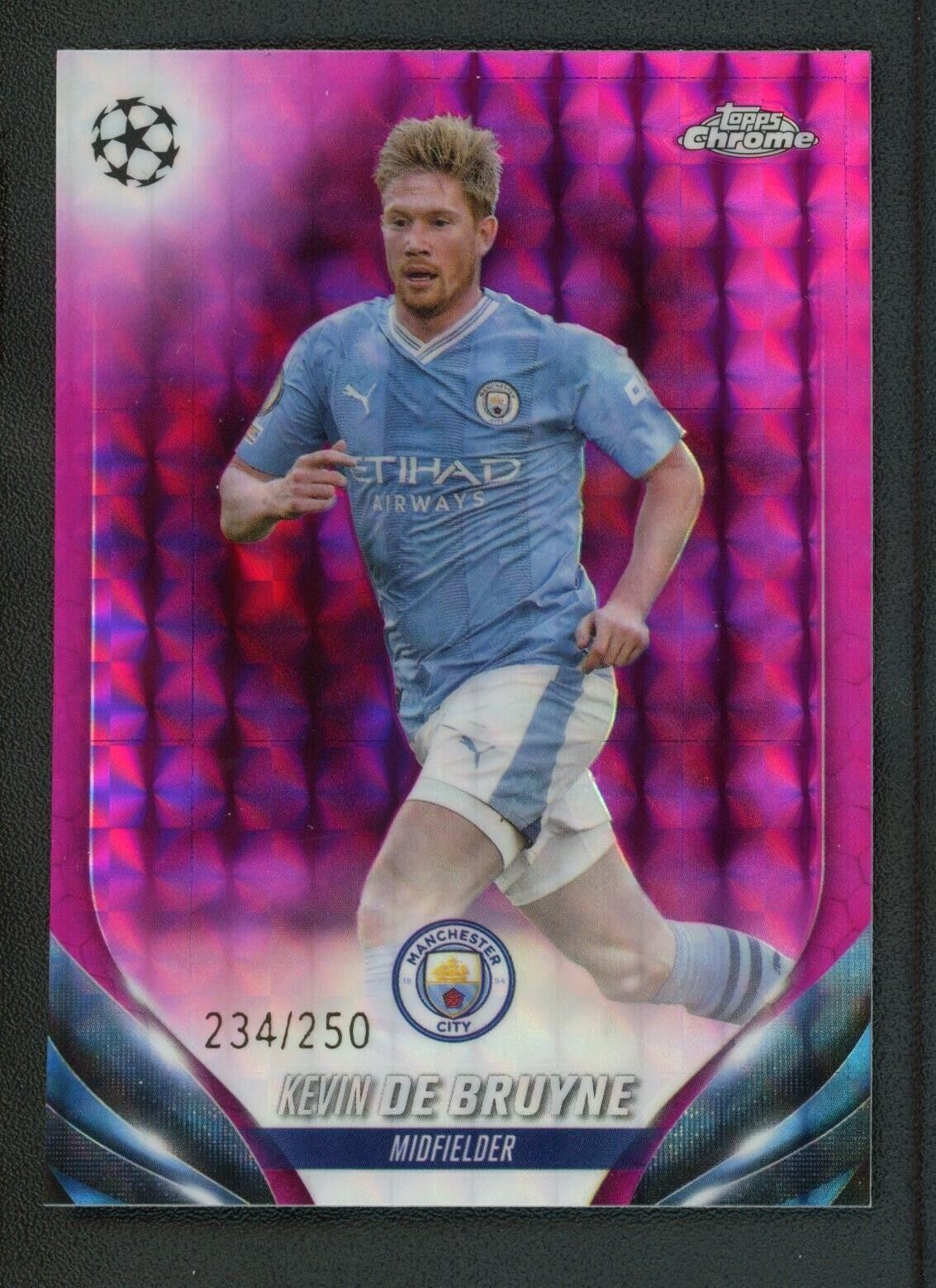 2024 KEVIN DE BRUYNE 234/250 TOPPS CHROME UEFA CHAMPIONS 2024 KEVIN DE BRUYNE 234/250 TOPPS CHROME UEFA CHAMPIONS