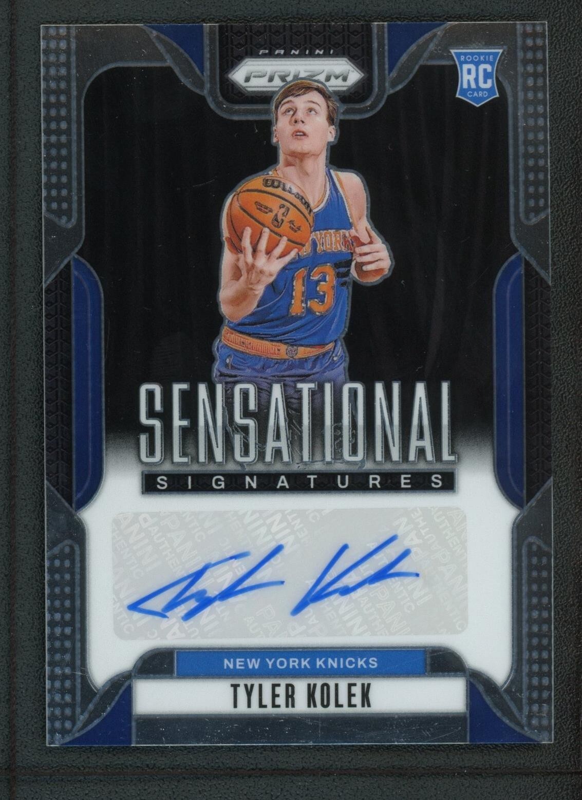 2024-25 TYLER KOLEK AUTO PANINI PRIZM SENSATIONAL SIGNATURES RC