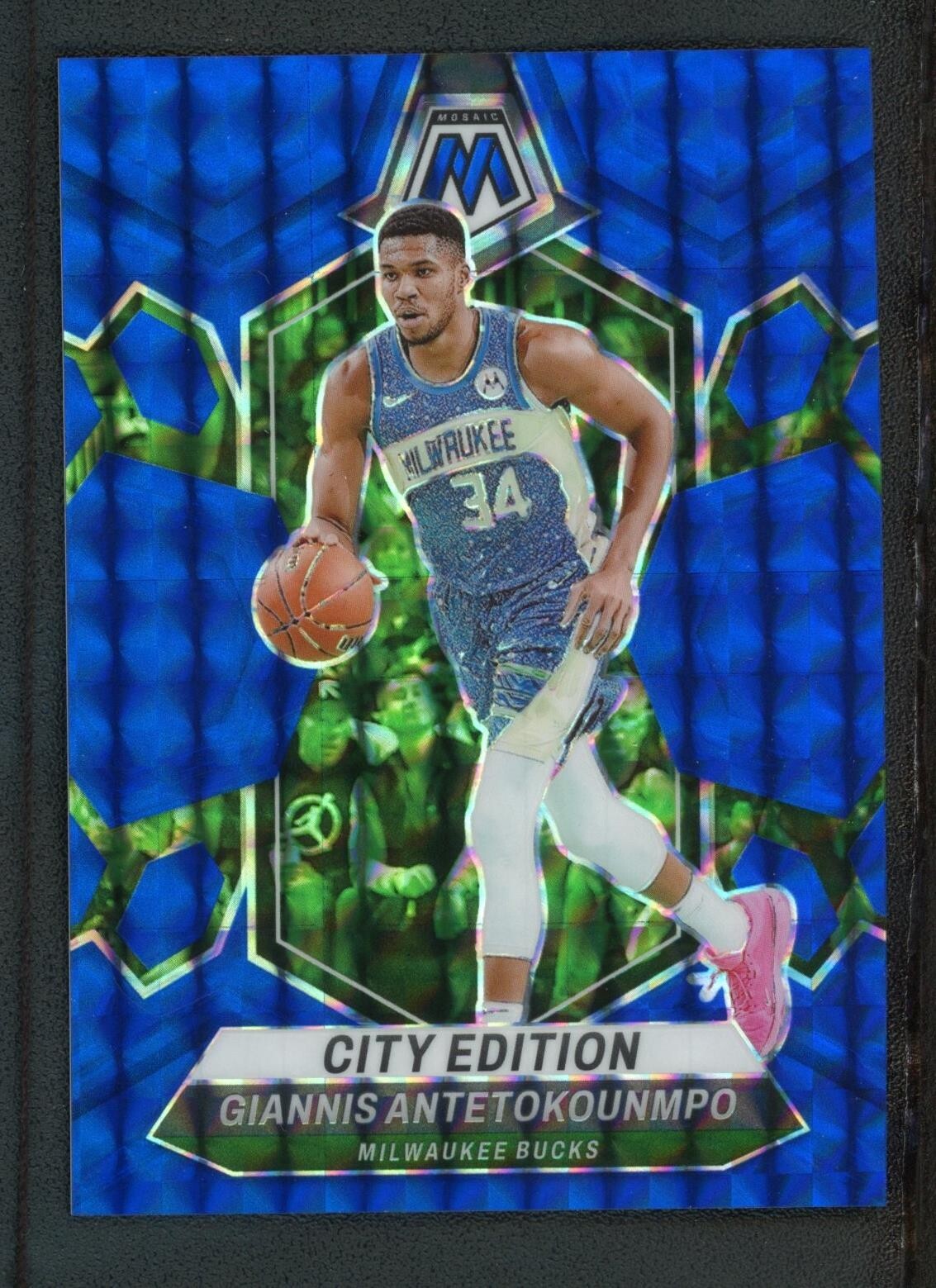 2023-24 GIANNIS ANTETOKOUNMPO 191/199 PANINI MOSAIC BLUE | eBay