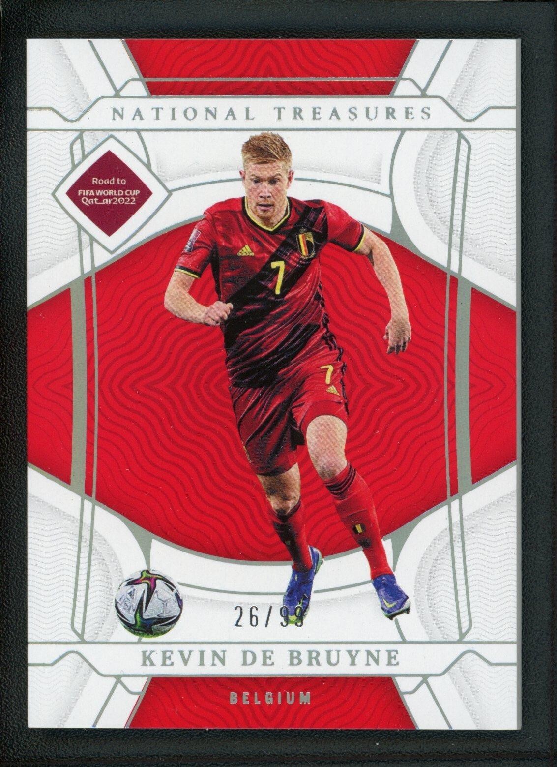 2022 KEVIN DE BRUYNE 26/99 PANINI NATIONAL TREASURES FIFA