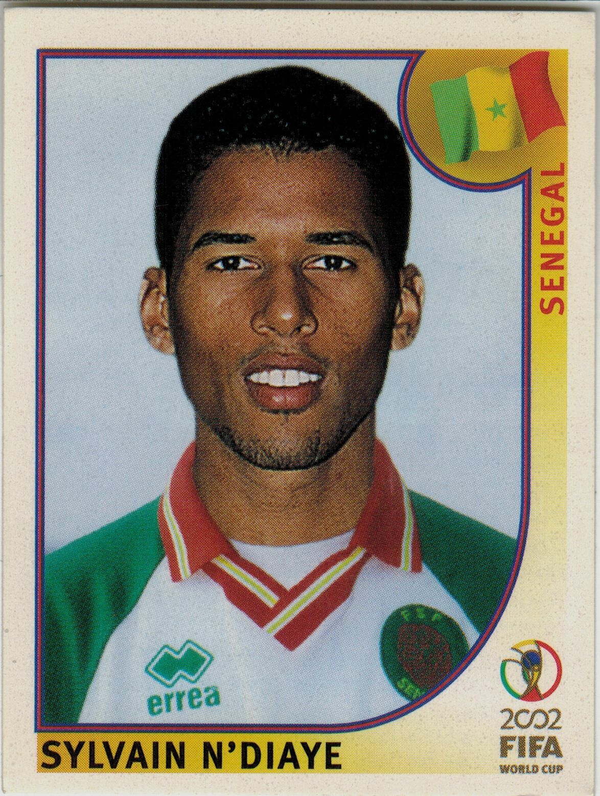 Brazil 2002 Panini FIFA World Cup Korea Japan #56 Sylvain N