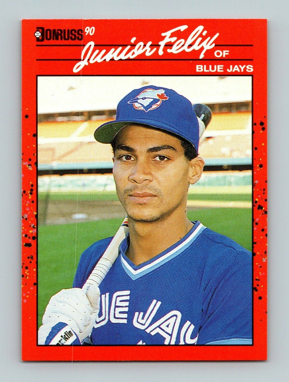 1990 Donruss Baseball Card #70 Junior Felix Blue Jays Rookie RC. rookie card picture