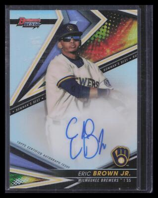 2022 Bowman's Best #B22-EB Eric Brown Jr. Best of 2022 Autographs Refractor