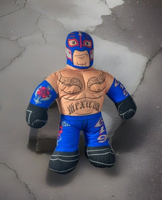 2012 WWE Wrestler Brawling Buddies Rey Mysterio 16'' Plush Toy doll plush Read *