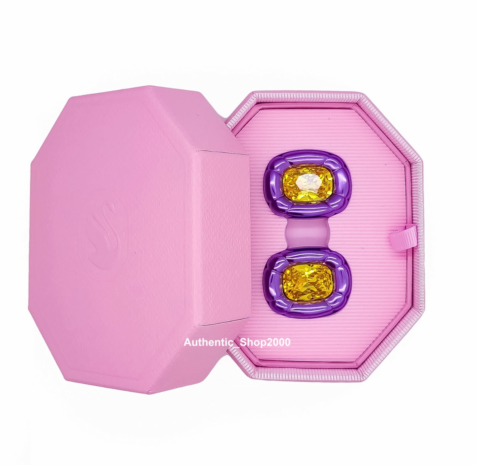 SWAROVSKI Dulcis Collection II トパーズ クリップ イヤリング Swarovski Women's Dulcis Purple Swarovski Crystal Earring