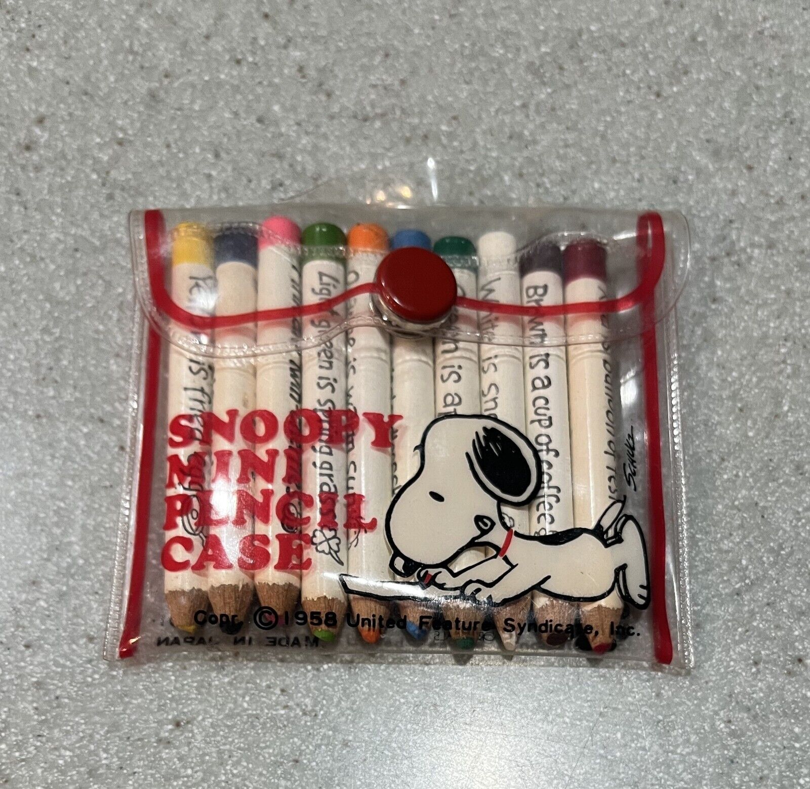 Vintage Snoopy Mini Pencil Set-1965-Pencils Slightly Used | eBay Vintage Snoopy Mini Pencil Set-1965-Pencils Slightly Used | eBay