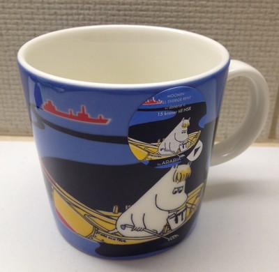 Arabia Moomin Mug Håll Sverige Rent Keep The Waters Clean Our - Coast 2016 *New