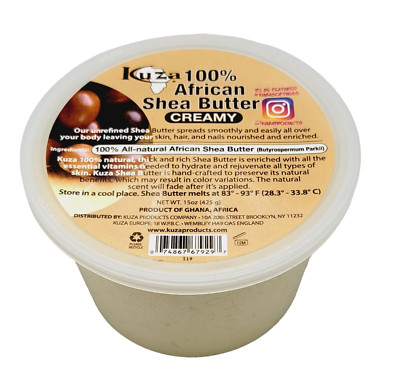 Kuza 100% Pure African Shea Butter Creamy 425g
