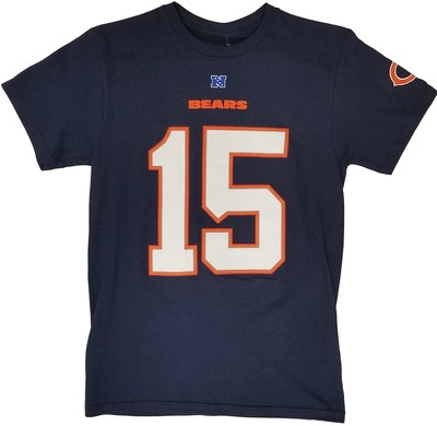 Футболка Majestic Navy NFL Chicago Bears Brandon Marsh 2013 Stack с именем и номером
