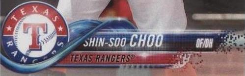 2018 Topps - Shin-Soo Choo #199