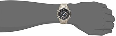 Pre-owned Casio Wristwatch Edifice Radio 6 Solar Radio Correspondence Solar Eqw-t6