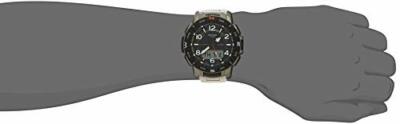 Pre-owned Casio Pro Trek Prt-b50t-7jf Men's Watch Titanium Bluetooth From Japan
