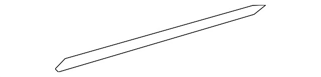2015-2017 Genuine GM Corvette Passenger Side Rocker Panel Rear Molding 23494459