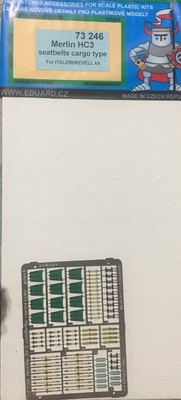 Eduard 1/72 PE Merlin HC3 seatbelts cargo type Italeri Revell 73246