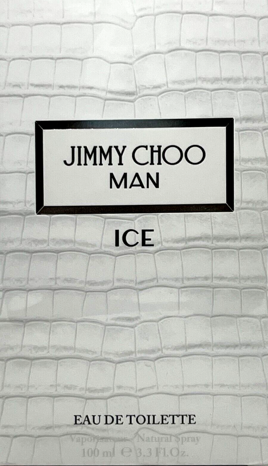 JIMMY CHOO MAN ICE EAU DE TOILETTE SPRAY FOR MEN 3.3 Oz