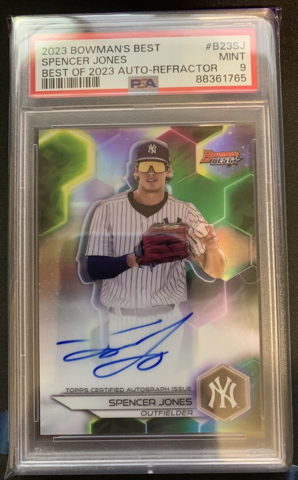【PSA9】Spencer Jones 1st Bowman Auto /150 2023 Bowman SPENCER JONES 1st AUTO /150 PSA 9!! MINT