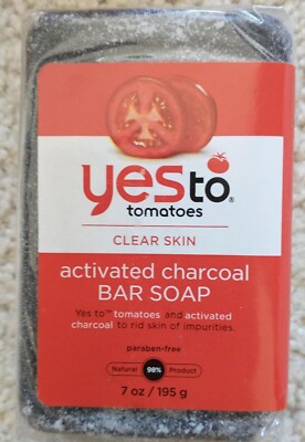 Pack 11 Yes To Tomatoes Clear Skin Activated Charcoal Bar Soap 7 Ounce each