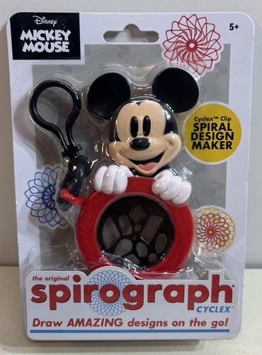 Hasbro Disney Spirograph Cyclex Keychain Clip Mickey Mouse