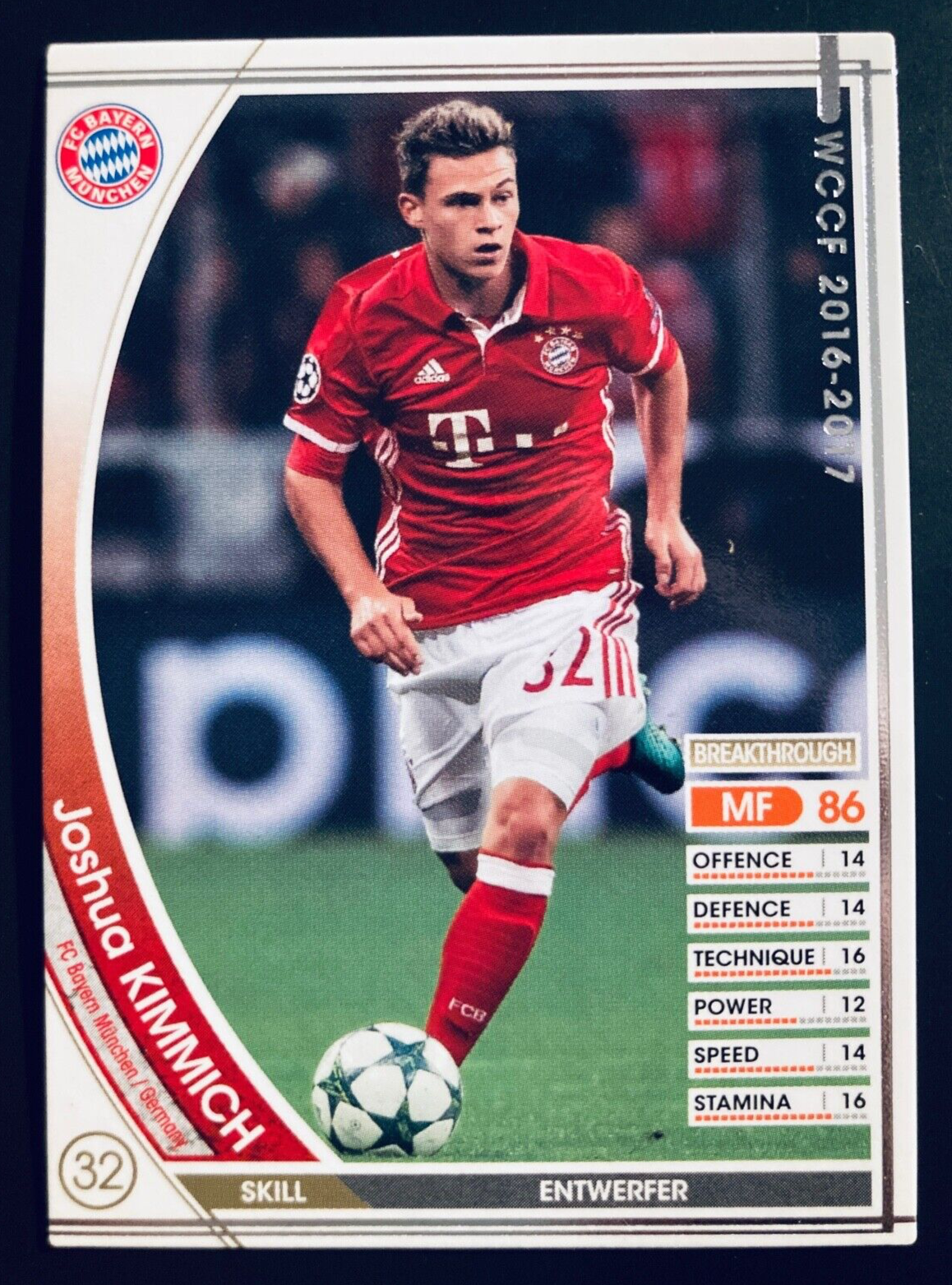 kimmichページ Topps Match Attax - 22/23 - Joshua Kimmich - Bayern München