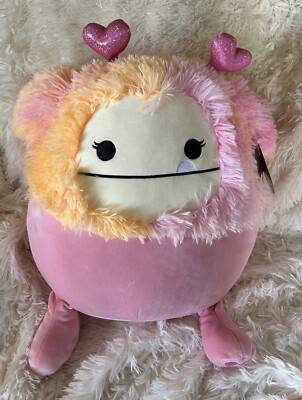 Squishmallow 16'' Caparinne Pink Bigfoot Valentines Day 2023 Target Exclusive NWT