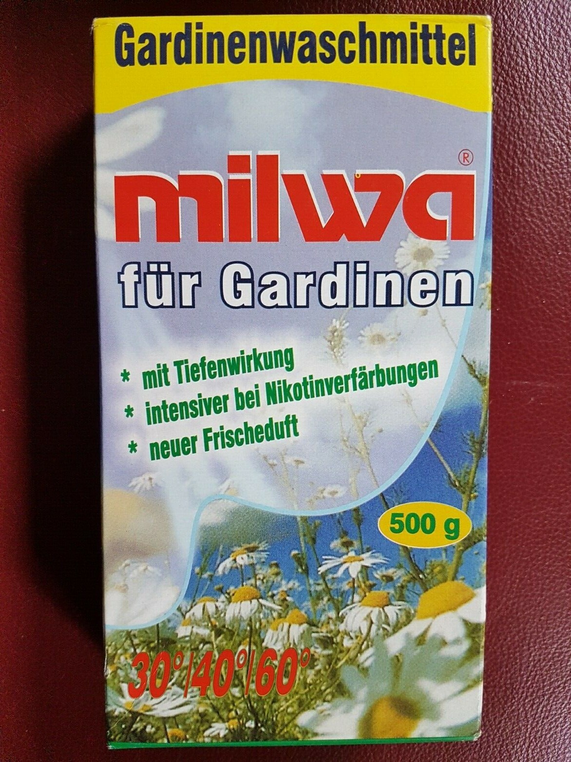 Milwa Gardinen Waschmittel 500 Gramm .