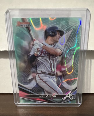 2022 Bowman's Best Aqua Lava Refractors #63 Matt Olson Atlanta Braves #170/199