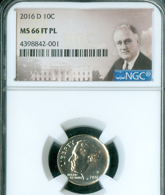 2016 D ROOSEVELT DIME NGC MS66 FT PL  *