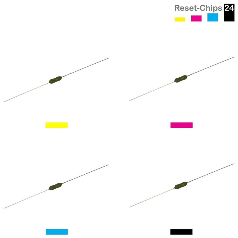 4x Trommel Reset Chip Y/M/C/K FÃ¼R Oki C5600 C5700 43381705 ..708