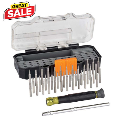 Klein Tools 32717 All-in-One Multi-Function Precision Screwdriver Set with Case
