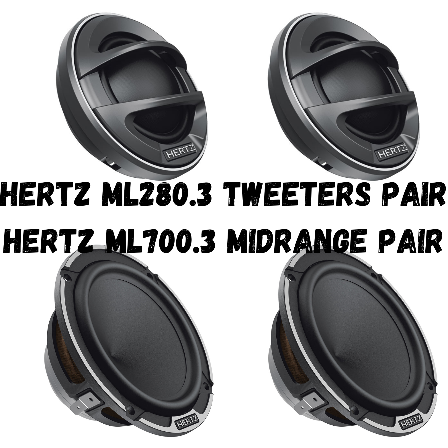 HERTZ ML 280.3 MILLE LEGEND TWEETERS + HERTZ ML700.3 MILLE