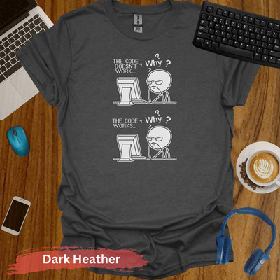Funny Programmer software compute Coding Comic Meme geeky unisex T-Shirt