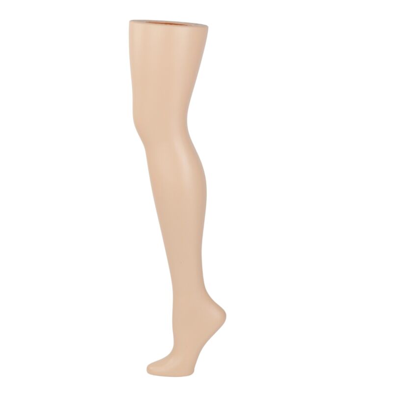 Female Plastic Hip High Mannequin Leg - Hip High Heel 29¾"H - Self Standing