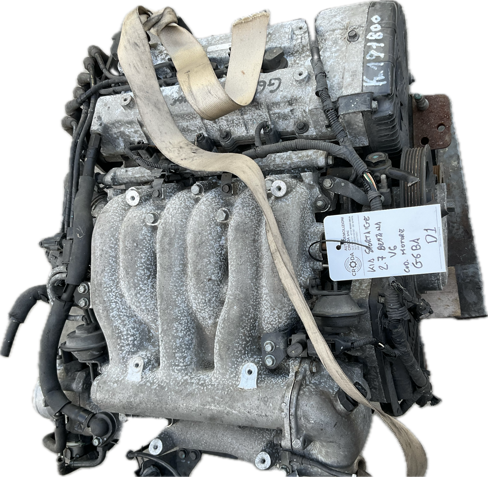 Motore modello KIA SPORTAGE codice motore G6BA 220.000KM 2.7 benzina V6